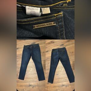MICHAEL KORS denim. Size 8. Straight leg.